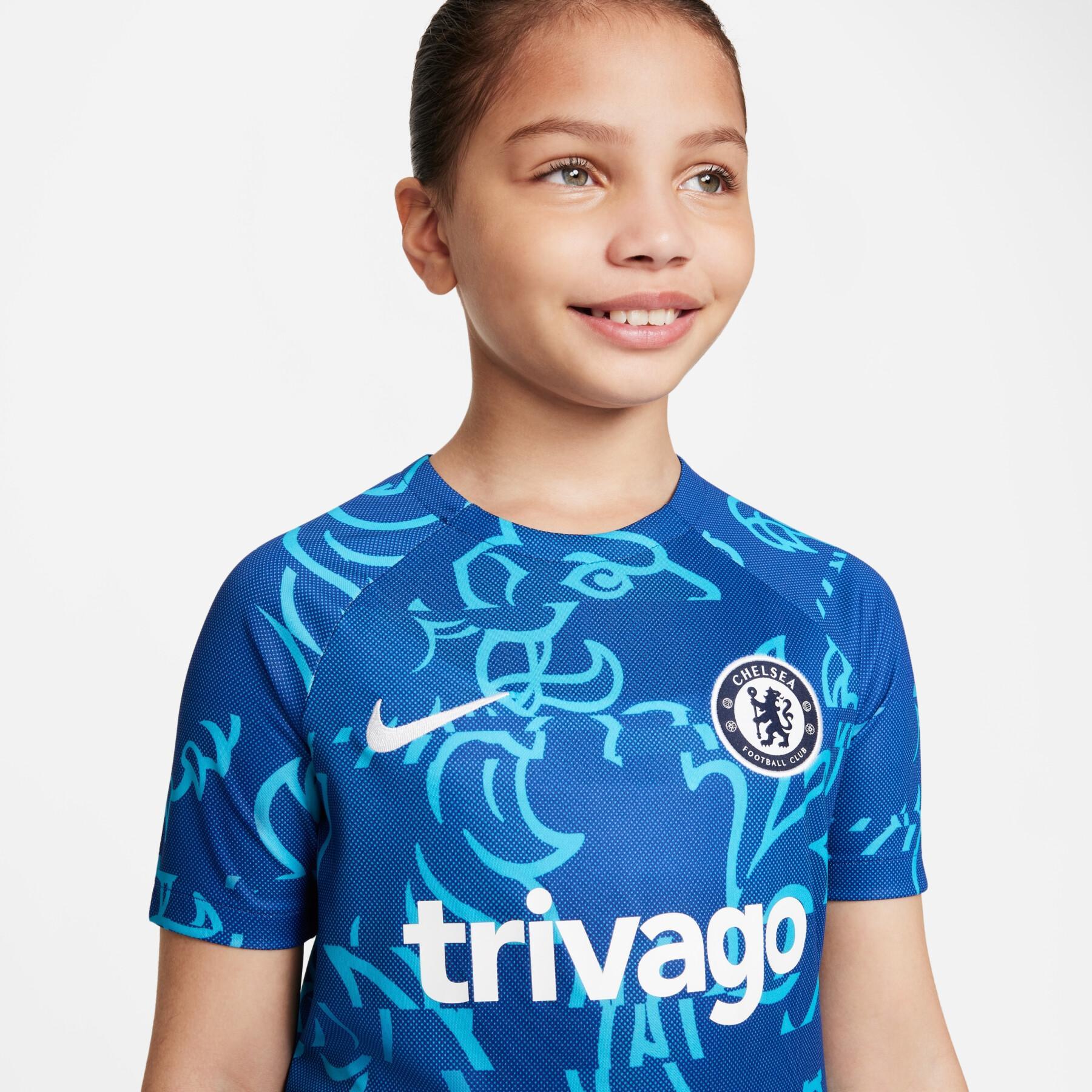 Camiseta Prematch infantil Chelsea FC 2022/23