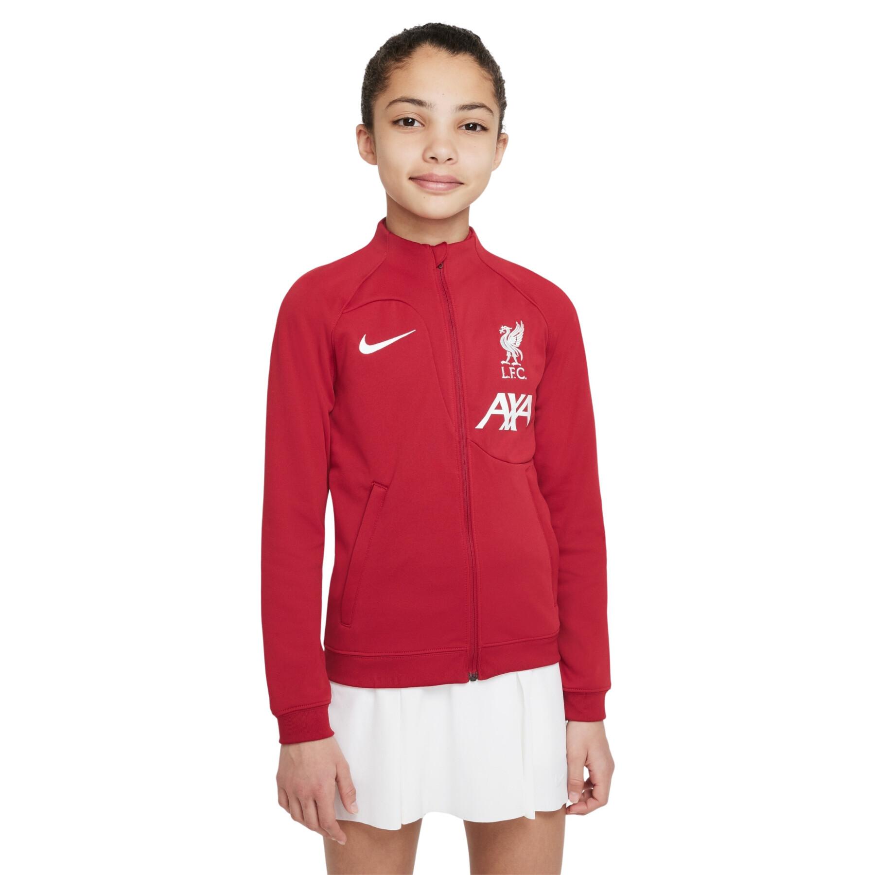Chaqueta de chándal para niños Liverpool FC Academy Pro Anthem 2022/23