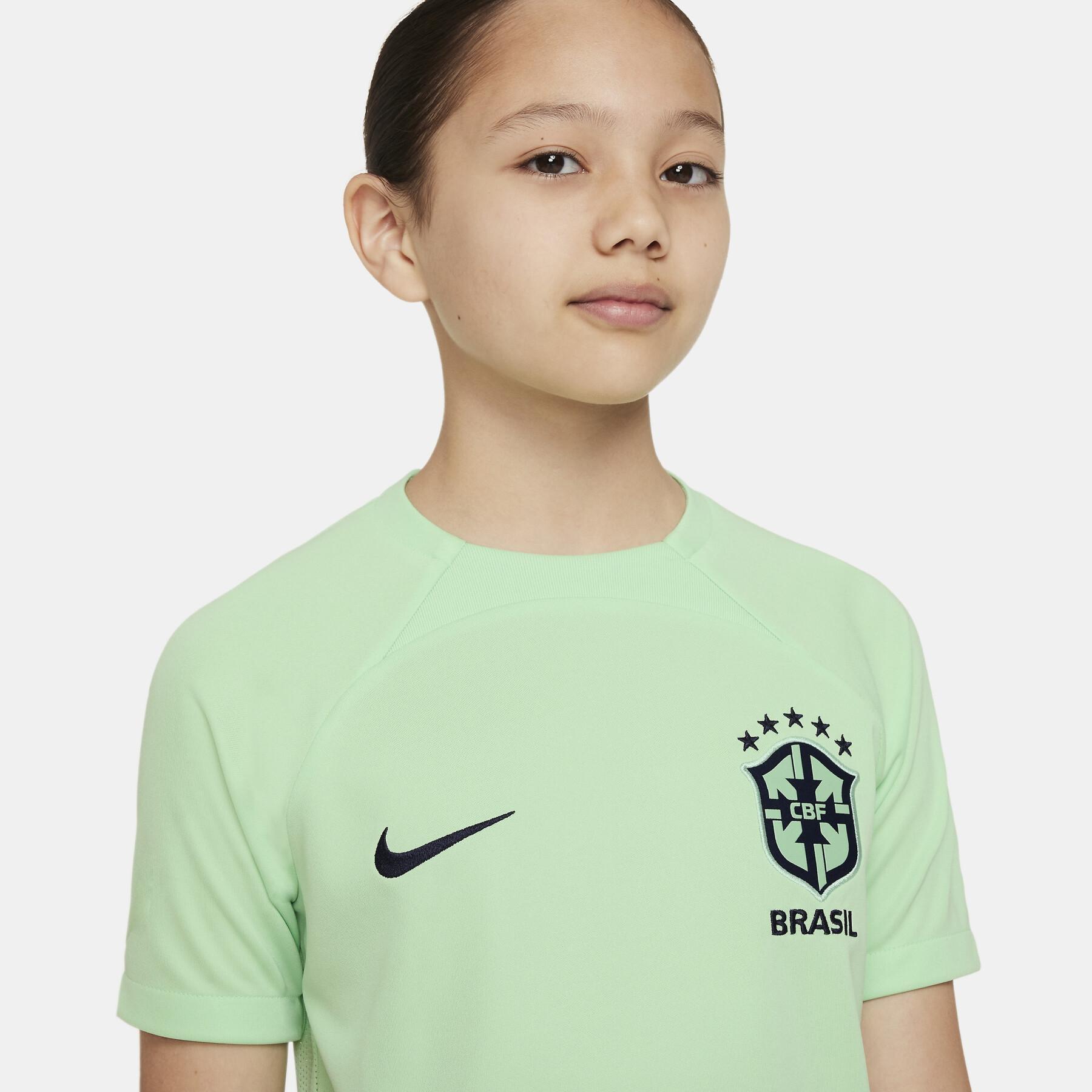 Camiseta infantil Brésil Dri-FIT ADV 2022/23