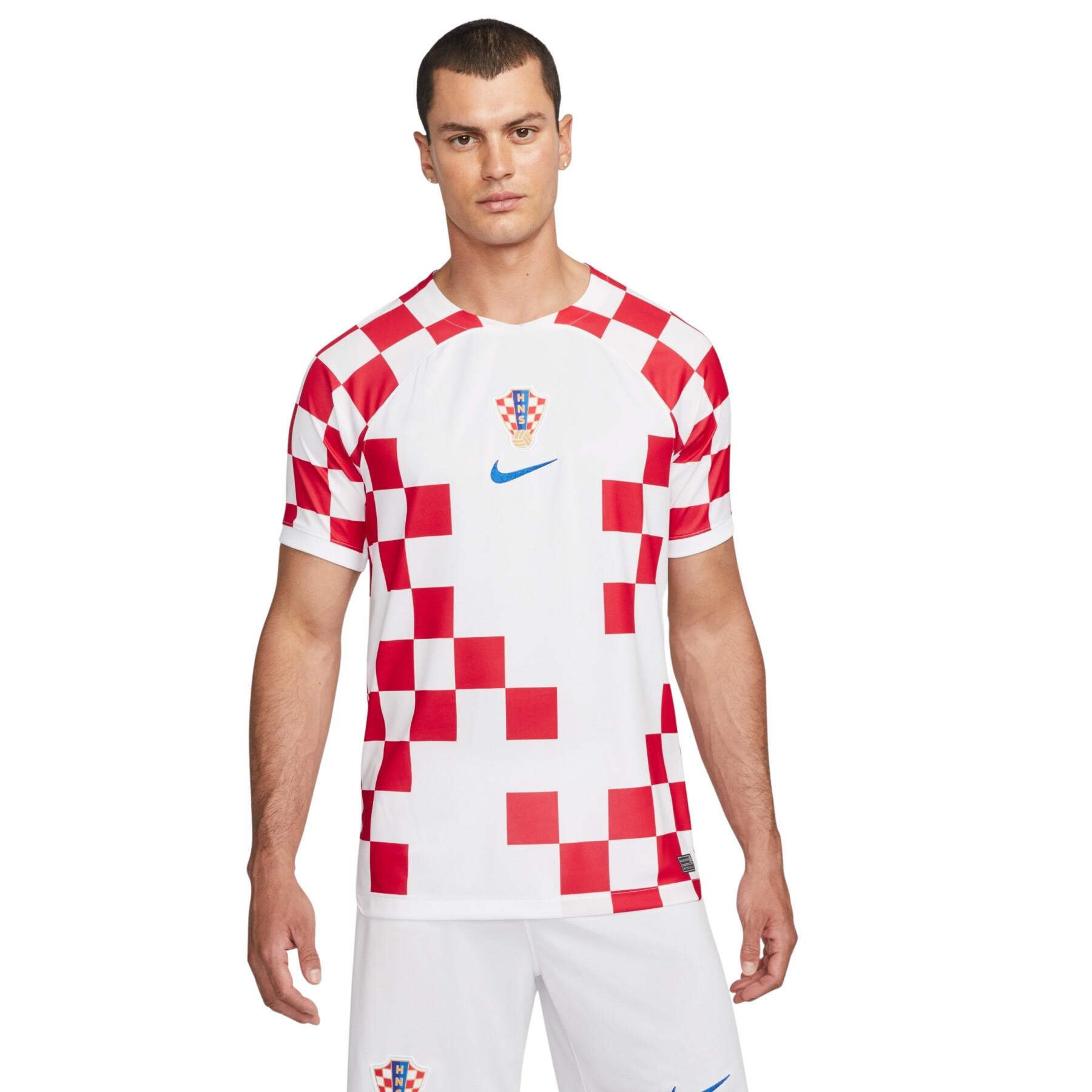 Camiseta local de la Copa Mundial 2022 Croatie