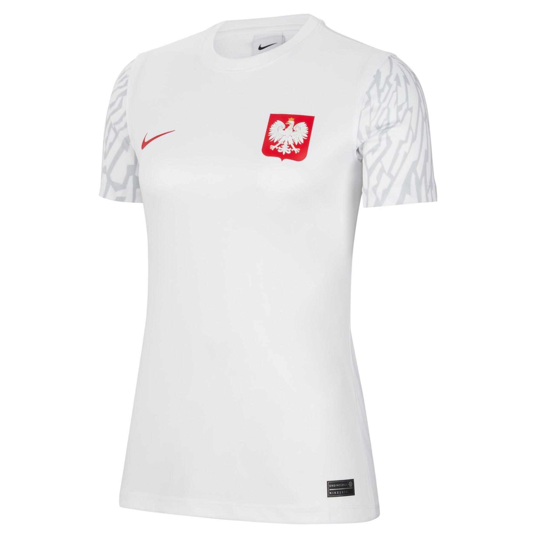 Camiseta dri-fit de local de la Copa Mundial 2022 para mujer Pologne