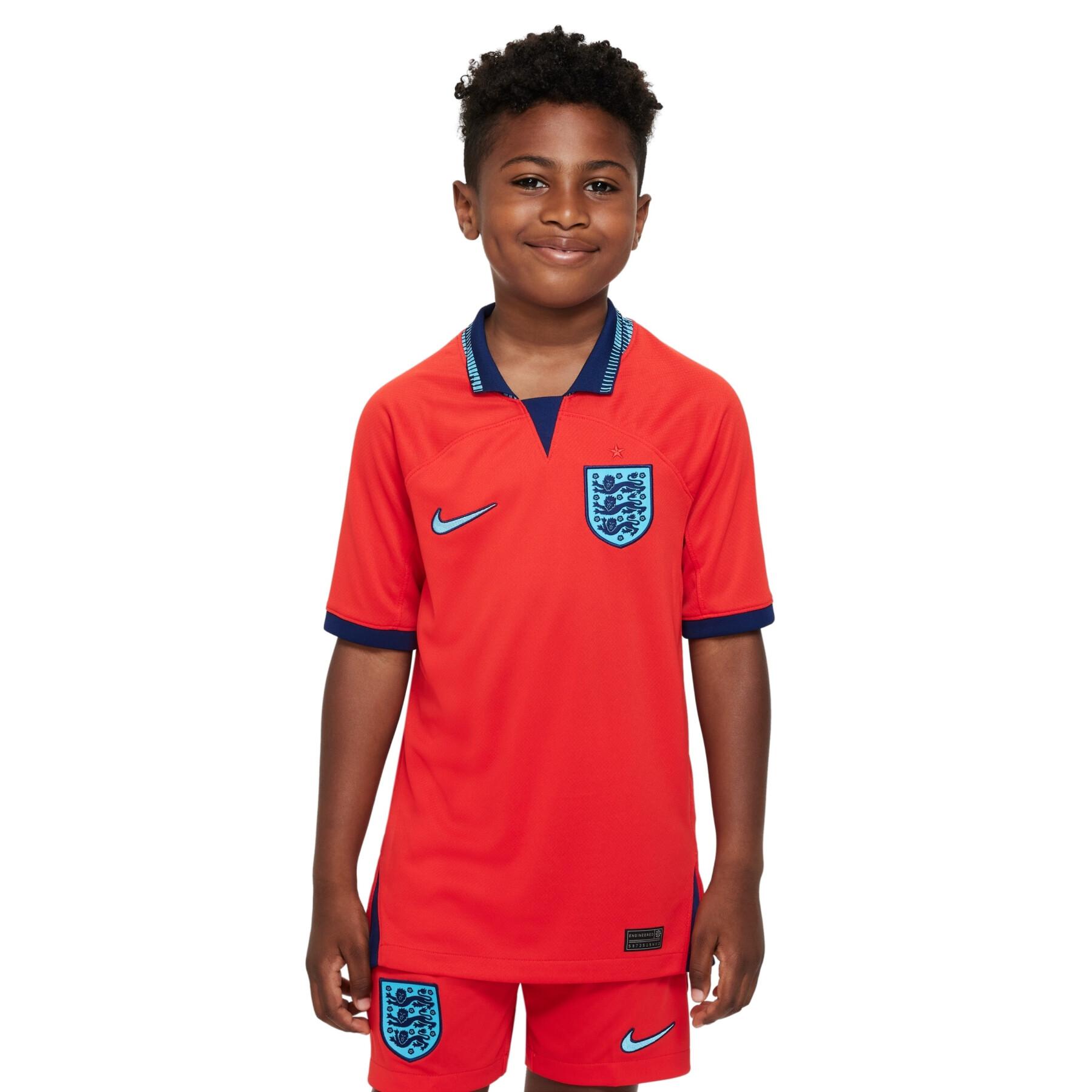 Camiseta segunda equipación infantil Angleterre Dri-FIT 2022/23