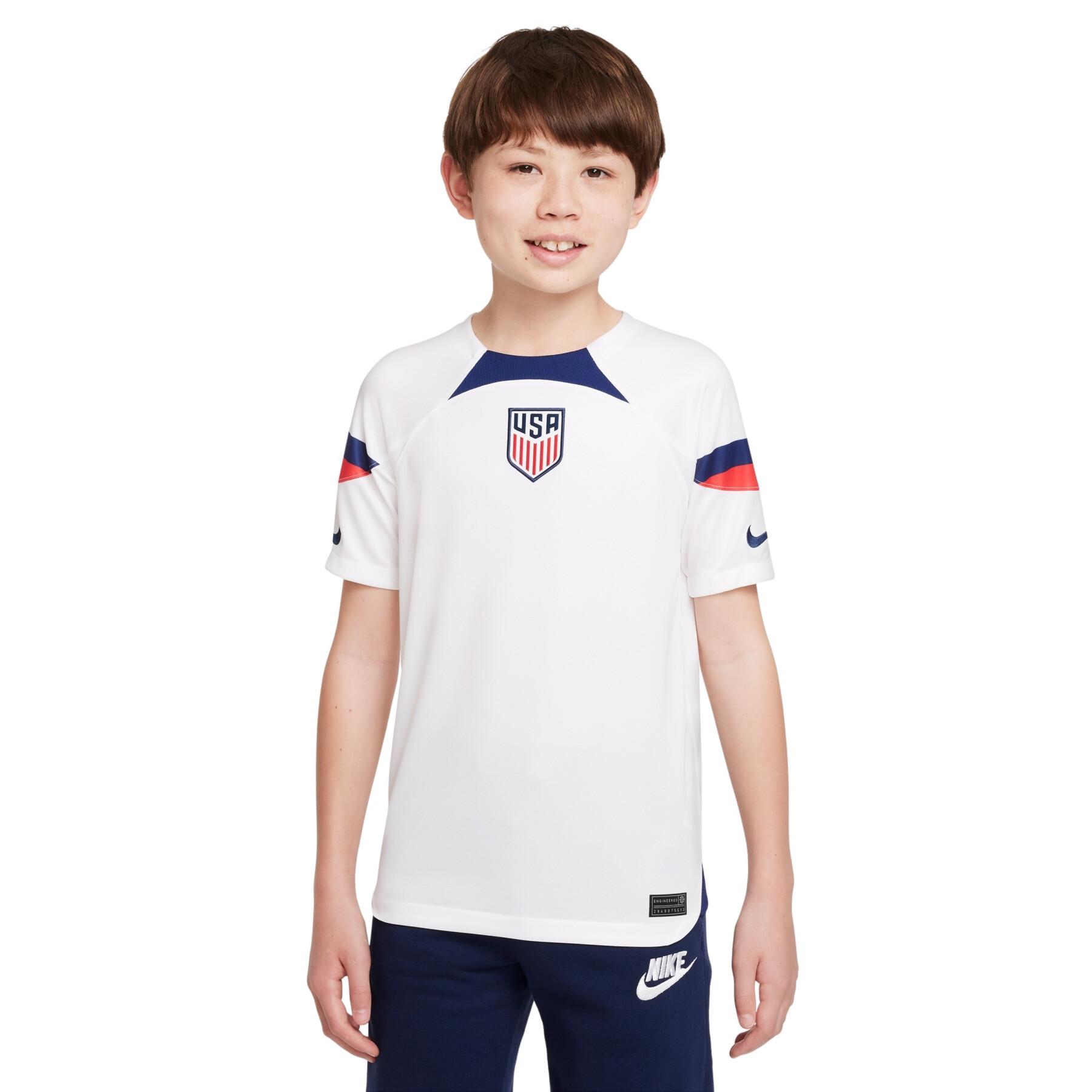 Camiseta local de niño de la Copa Mundial 2022 USA