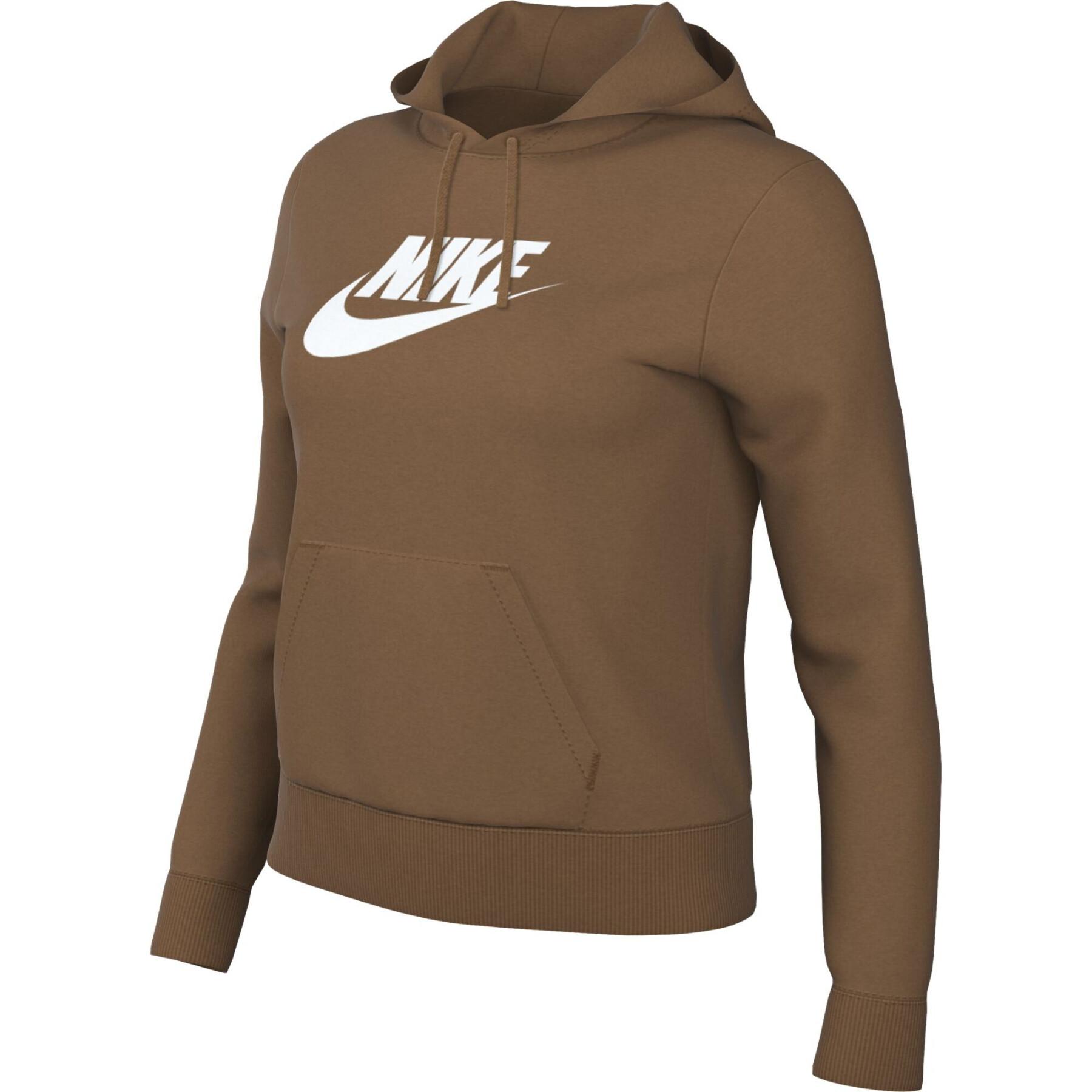 Sweatshirt sudadera con capucha para mujer Nike Club Fleece GX STD PO