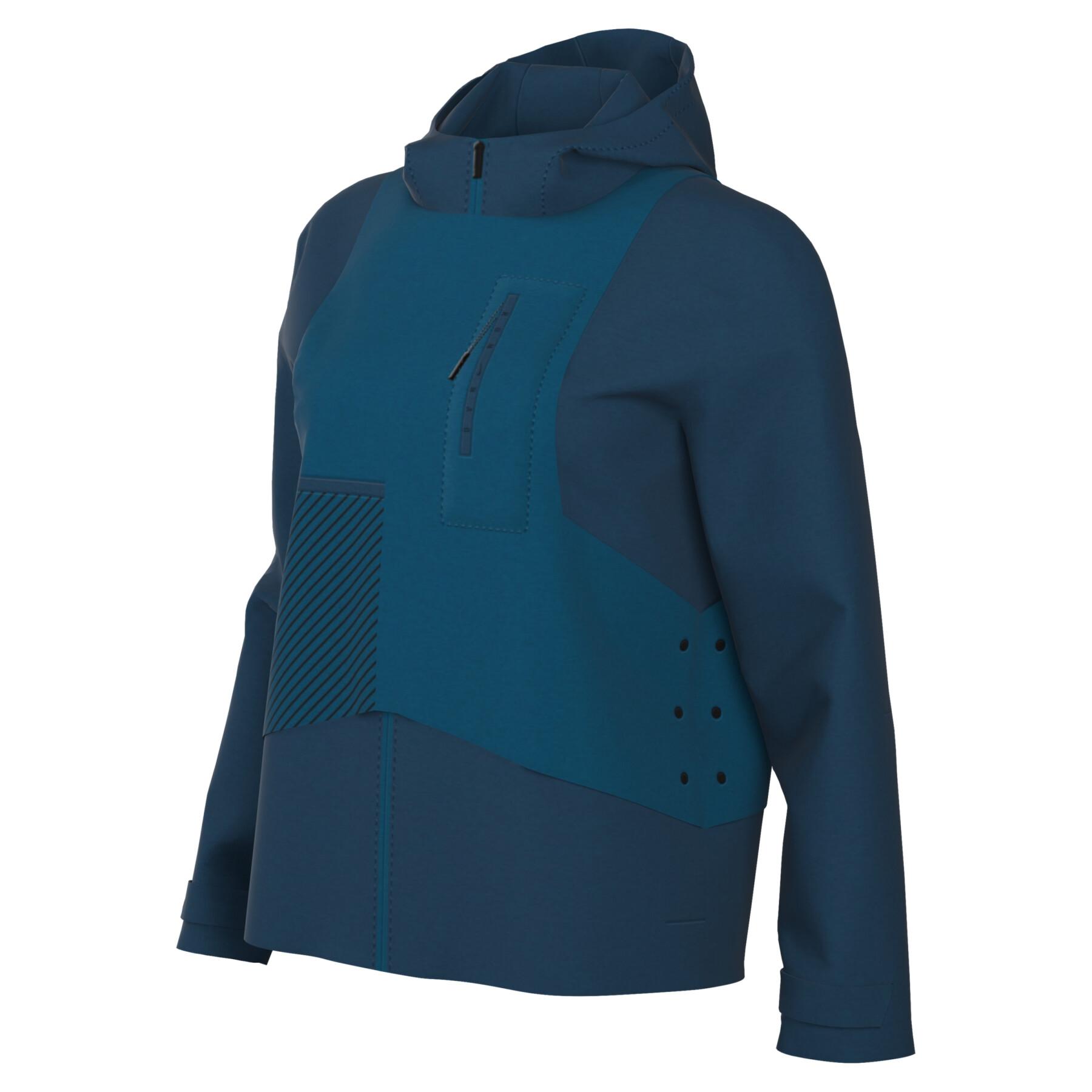 Chaqueta impermeable con cremallera para mujer Nike Storm-FIT Run Division