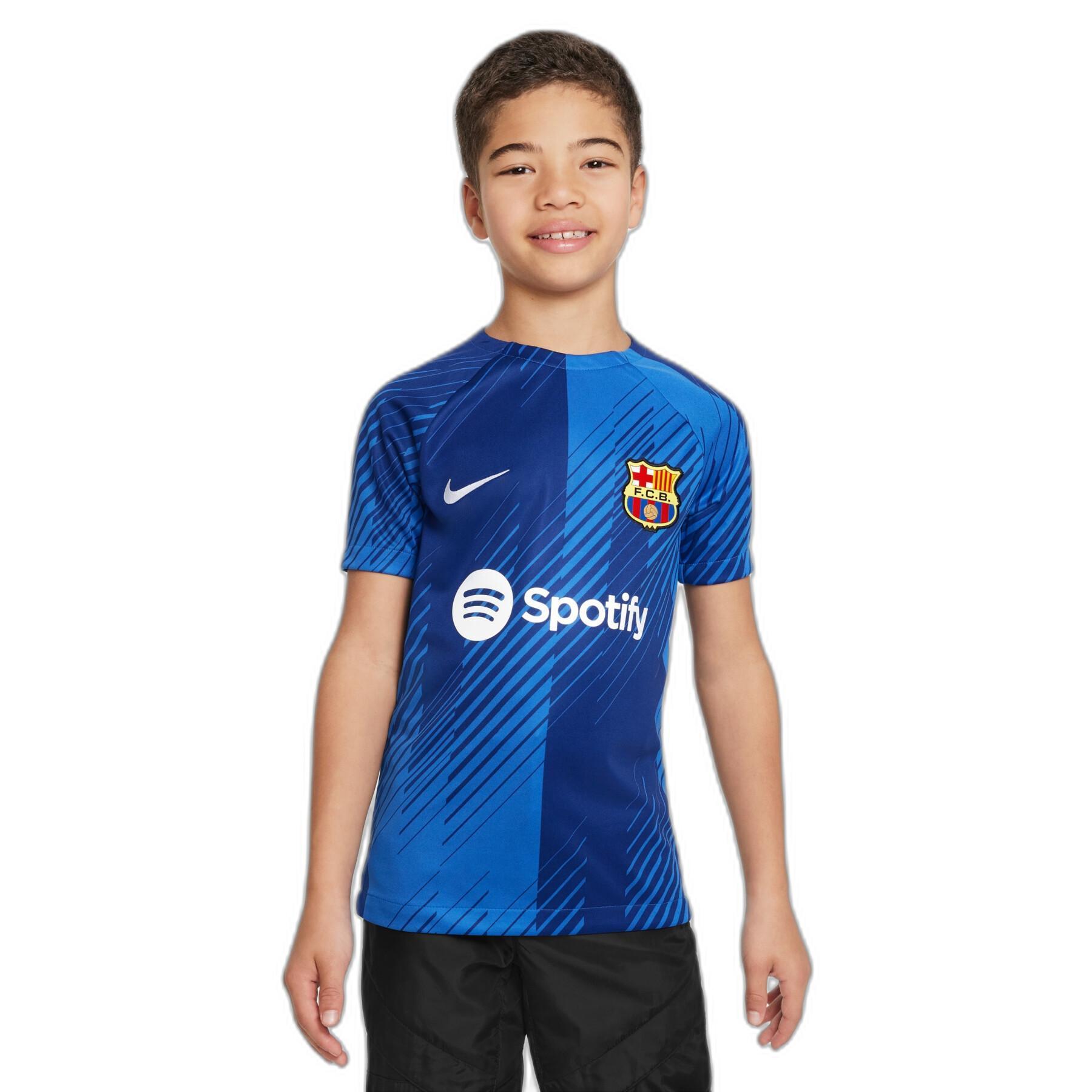 Camiseta infantil prepartido en primera equipación o fuera FC Barcelone Dri-FIT Academy Pro 2023/24