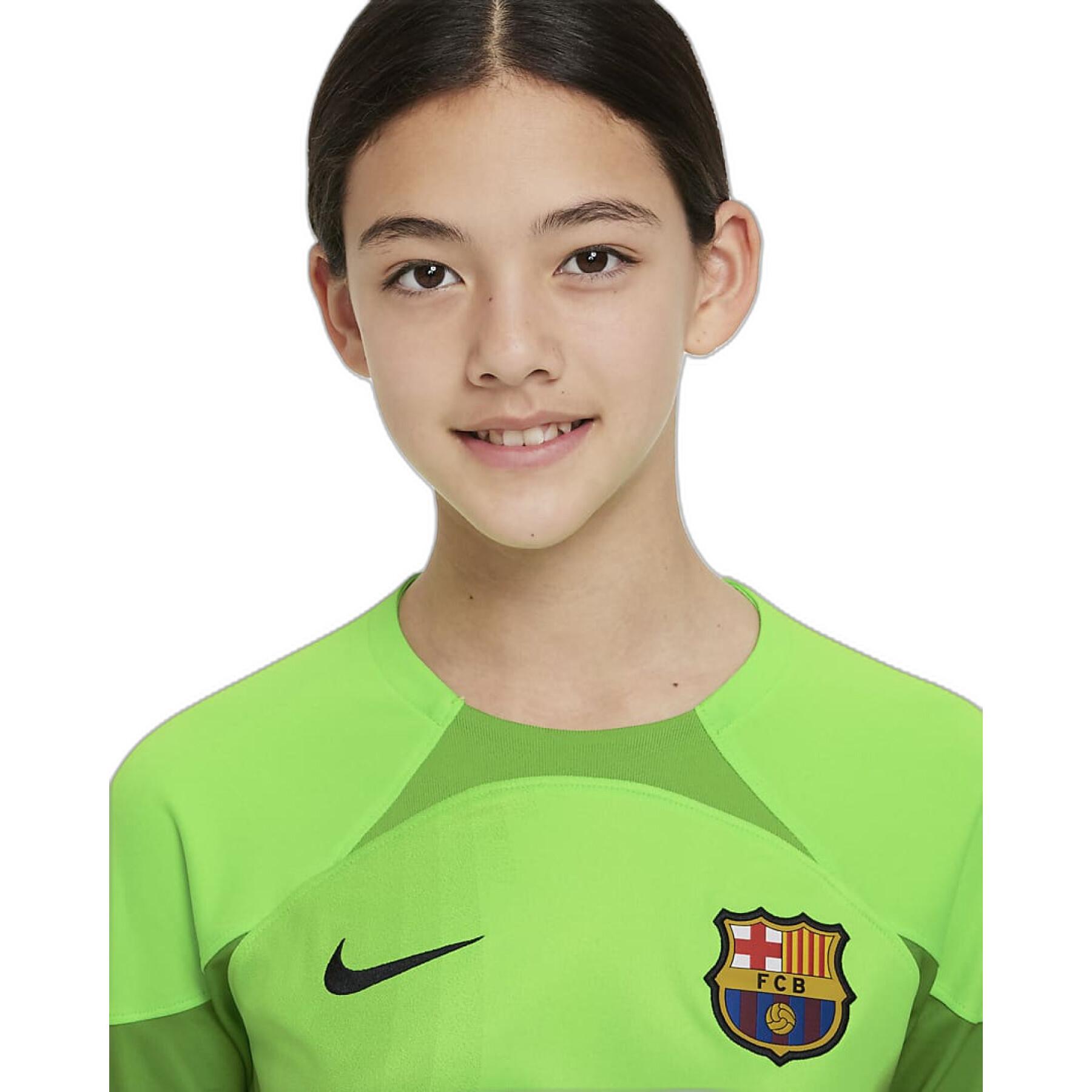 Camiseta de portero manga larga infantil FC Barcelone 2022/23