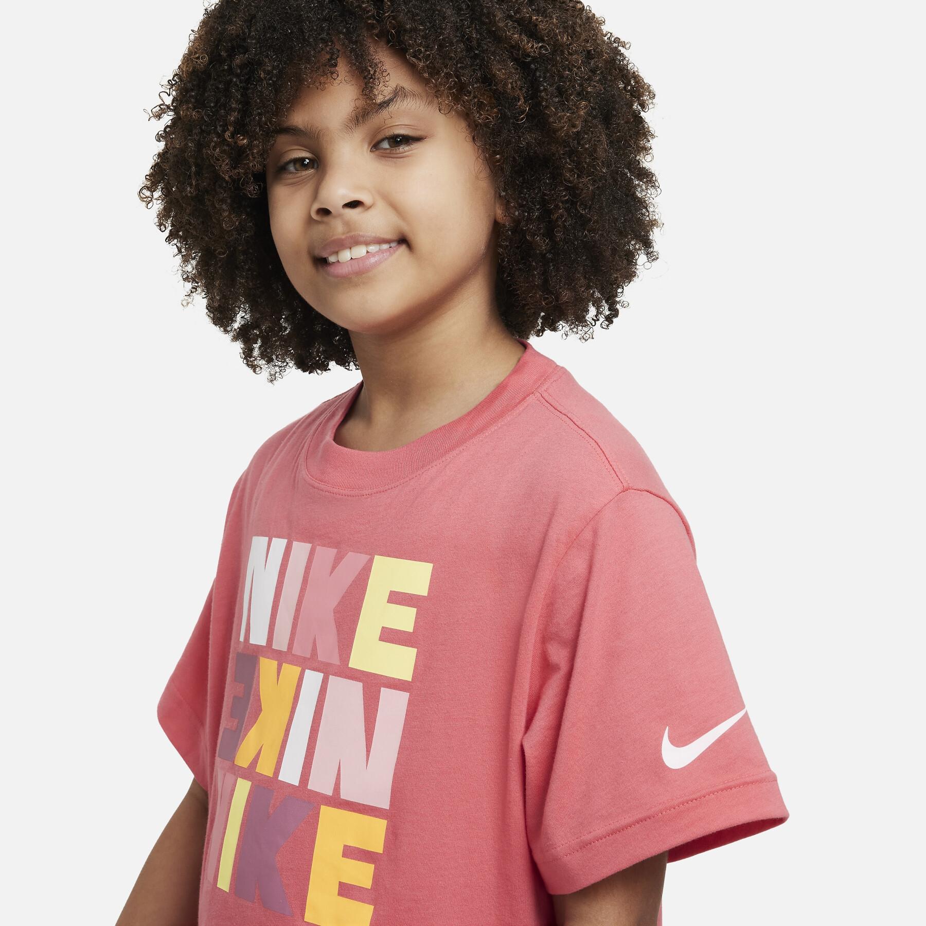 Camiseta de chica Nike Boxy Print