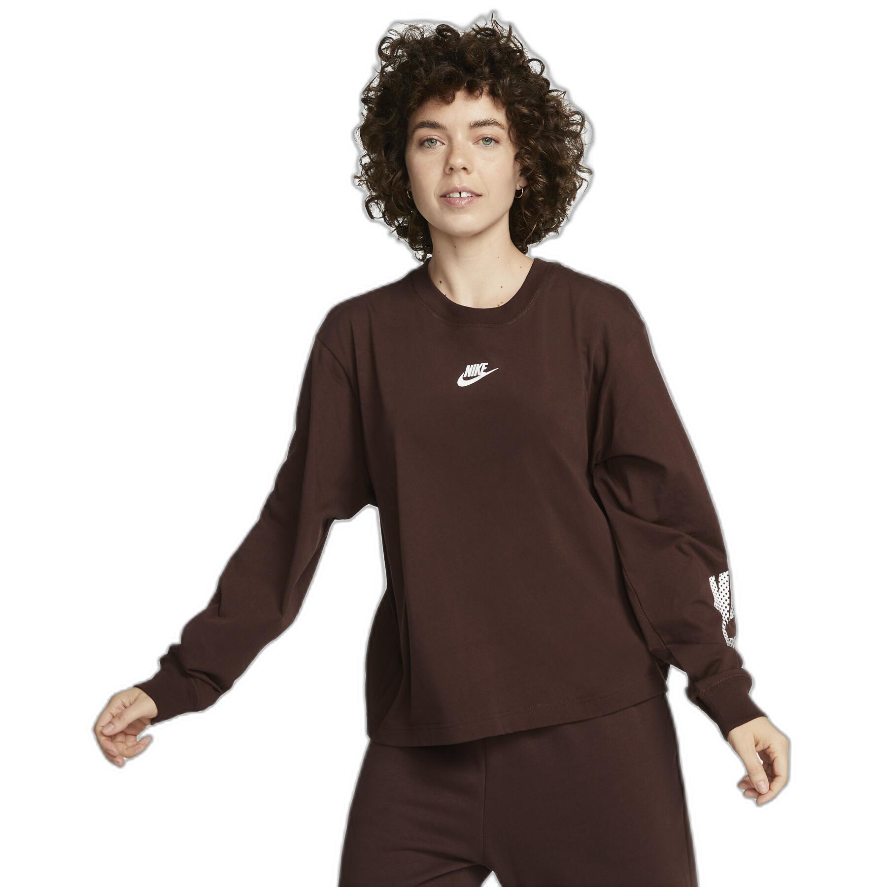 Camiseta de manga larga para mujer Nike GFX
