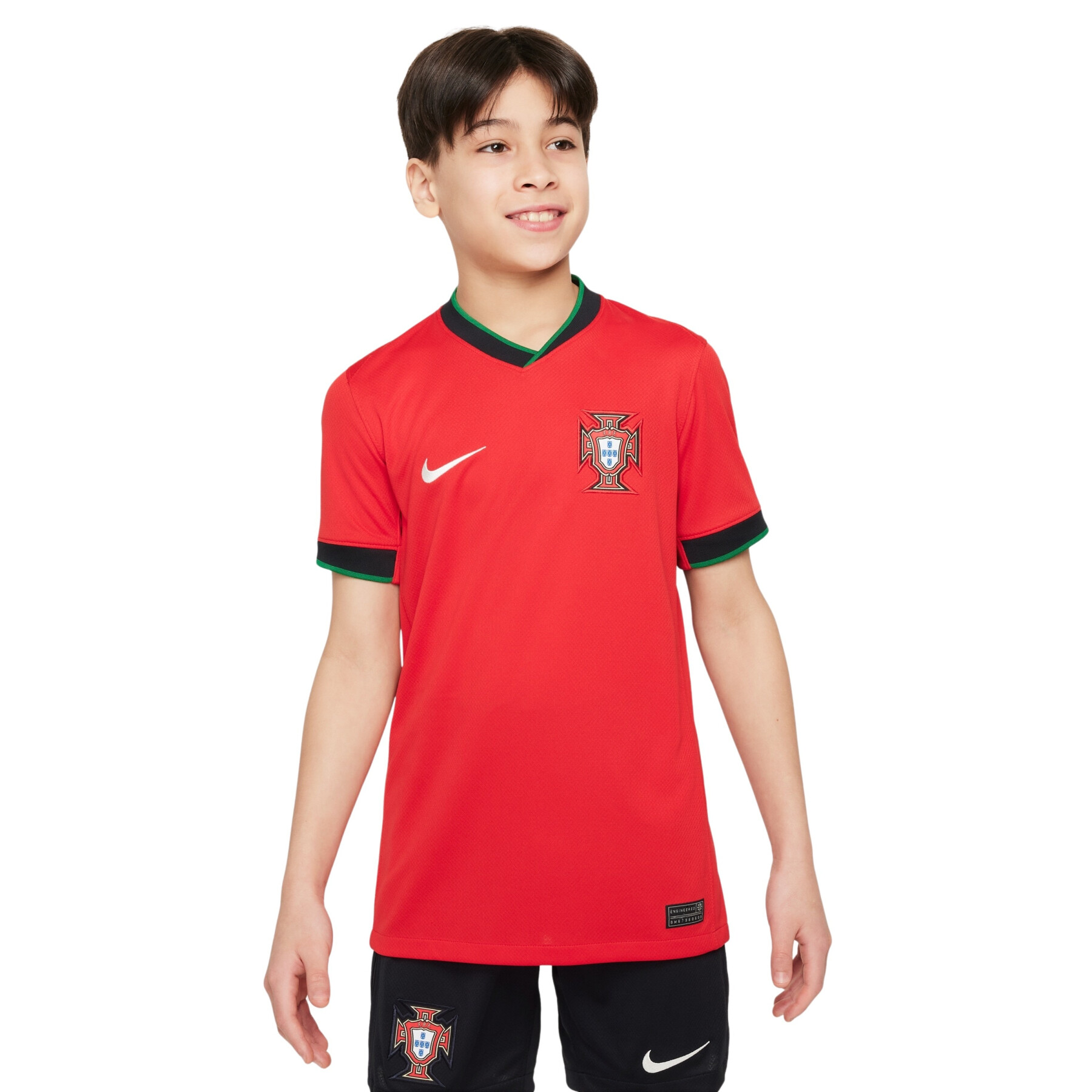 Camiseta primera equipación infantil Portugal Euro 2024
