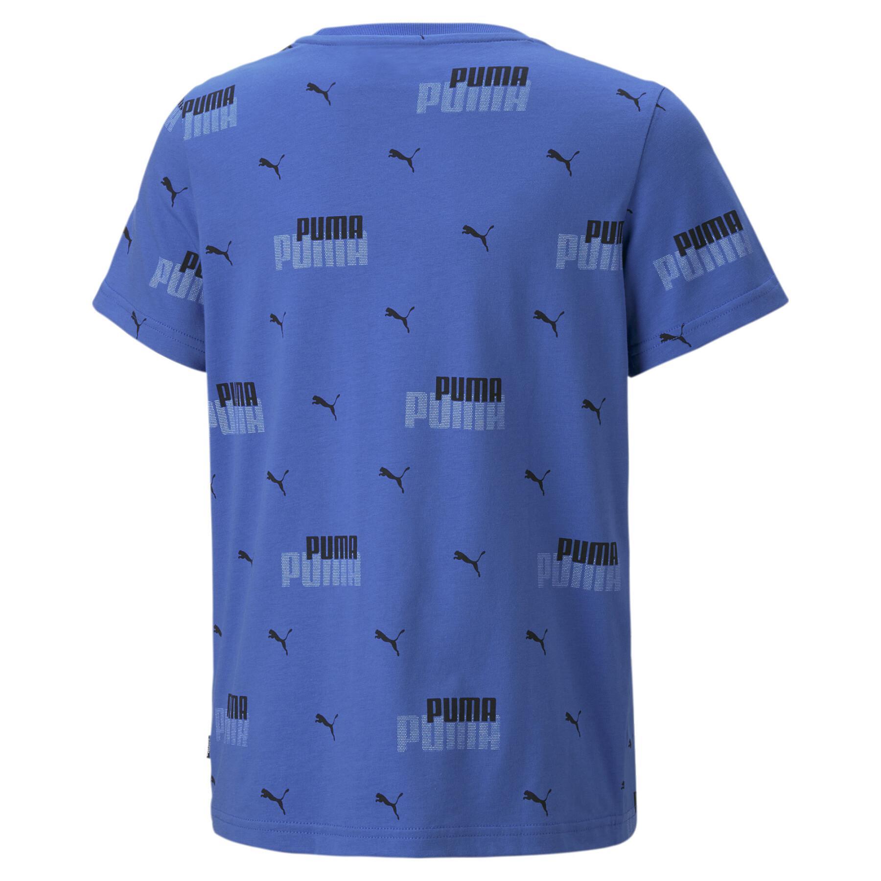 Camiseta con logotipo para niño Puma ESS+ Power AOP