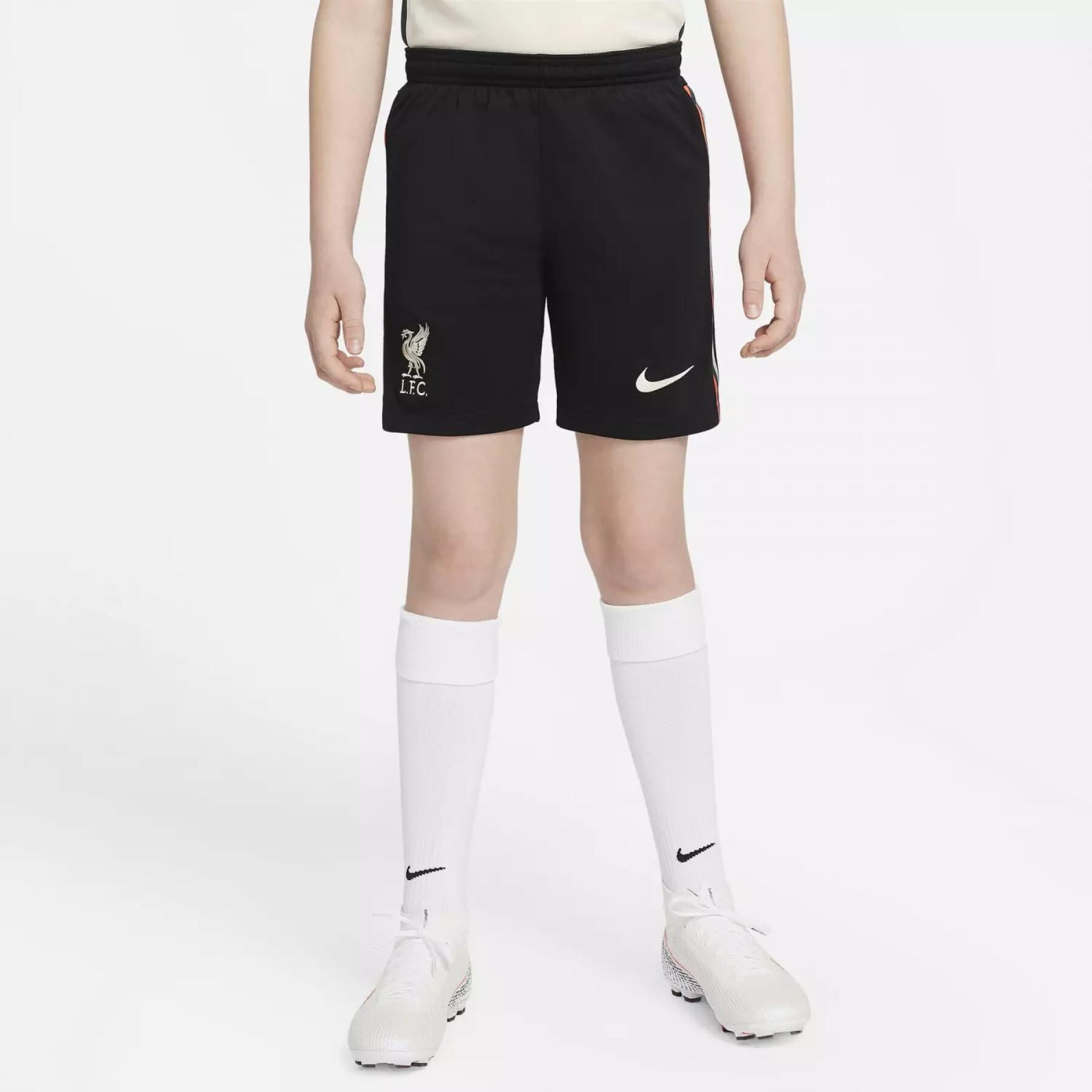 Pantalones cortos de exterior para niños Liverpool FC 2021/22