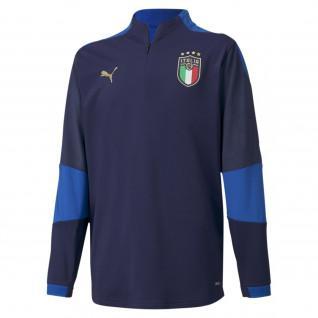 Camiseta de entrenamiento infantil 1/4 cremallera Italie 2020