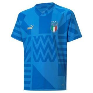 Camiseta de casa antes del partido para niños Italie 2022