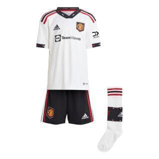 Mini kit de visitante para niños Manchester United 2022/23