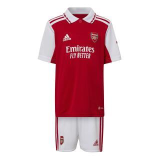 Mini kit casero para niños Arsenal 2022/23