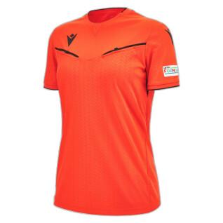 Camiseta de árbitro para niña Macron UEFA 2023/25