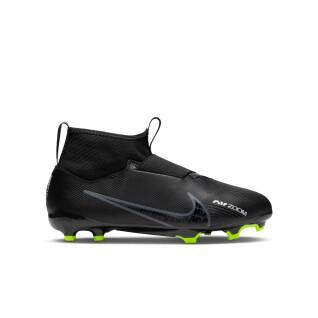 Zapatillas de fútbol para niños Nike Zoom Mercurial Superfly 9 Academy FG/MG - Shadow Black Pack