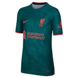 Camiseta tercera equipación infantil Liverpool FC 2022/23