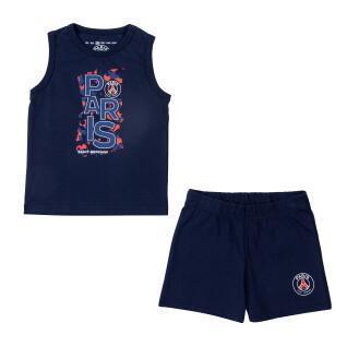 Conjunto de camiseta y pantalón Pantalón corto para bebé PSG 2022/23