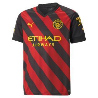 Camiseta segunda equipación para niños Manchester City 2022/23