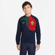 Chaqueta de chándal para niños de la Copa Mundial 2022 Portugal Academy Pro Anthem