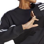 Sweatshirt court mujer adidas Essentials 3-Stripes