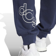 Pantalón de chándal de forro polar estampado adidas D4T