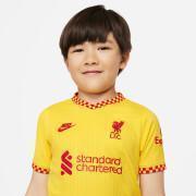 Mini-kit niño tercero Liverpool FC 2021/22