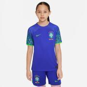 Camiseta segunda equipación infantil Brésil Dri-FIT 2022/23