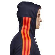 Sudadera con capucha adidas 3-Stripes Piqué