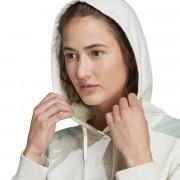 Sudadera con capucha para mujer adidas Essentials Logo Colorblock