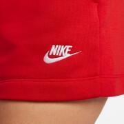Pantalones cortos de tiro medio para mujer Nike Club Fleece